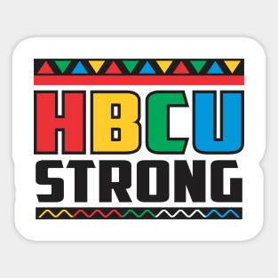 HBCU STRONG Sticker